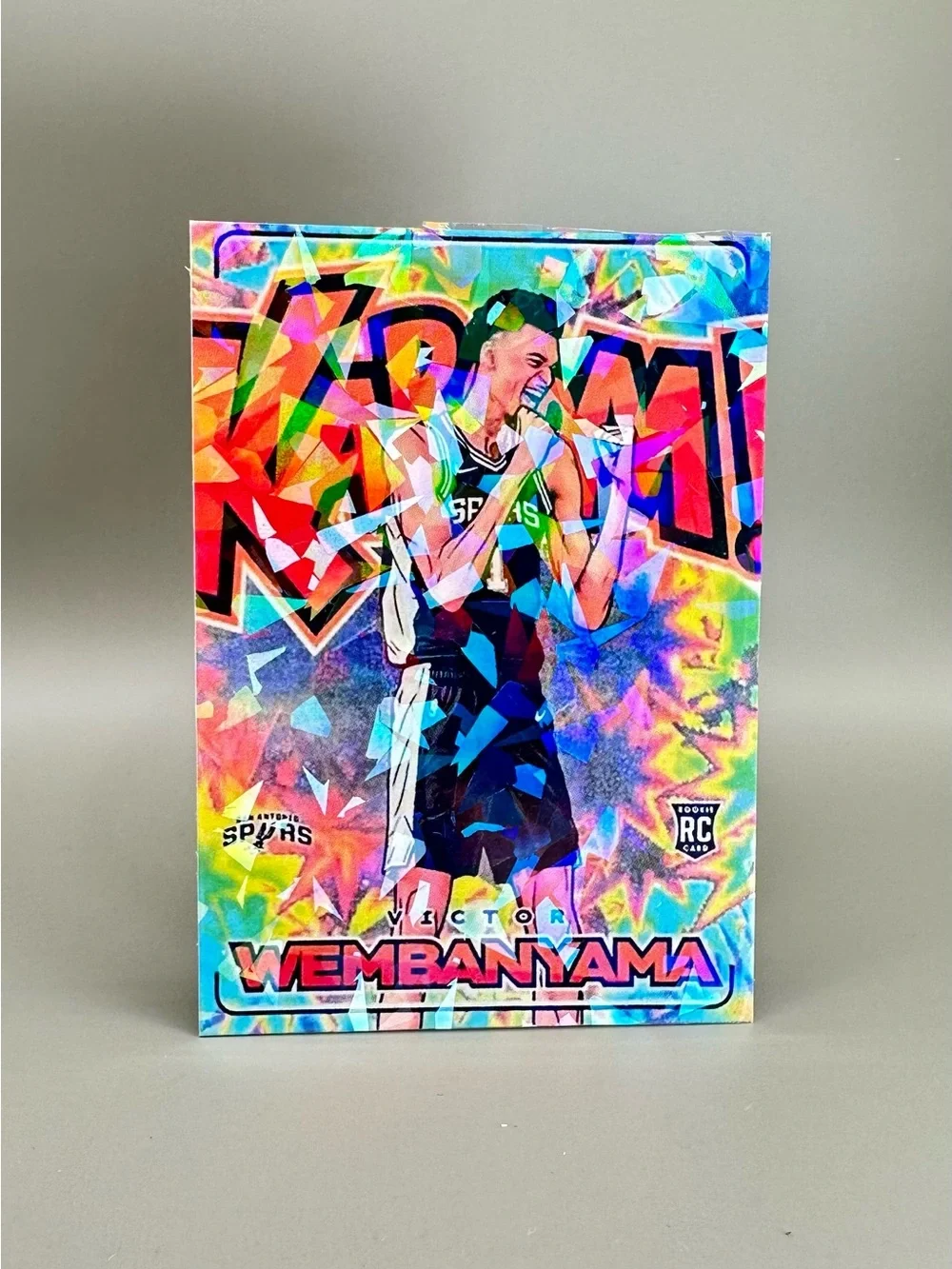 Victor Wembanyama Rookie Panini Kaboom #11 Novelty Basketball Card.